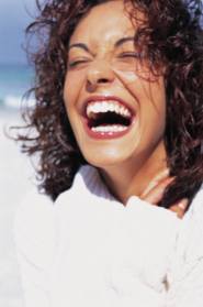Laughing woman